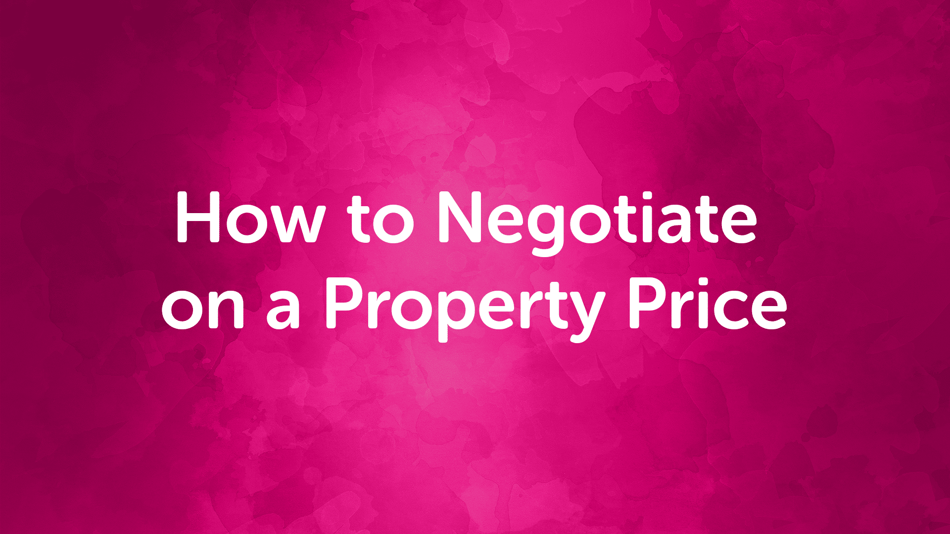 How to Negotiate on a Property Price in Hull
